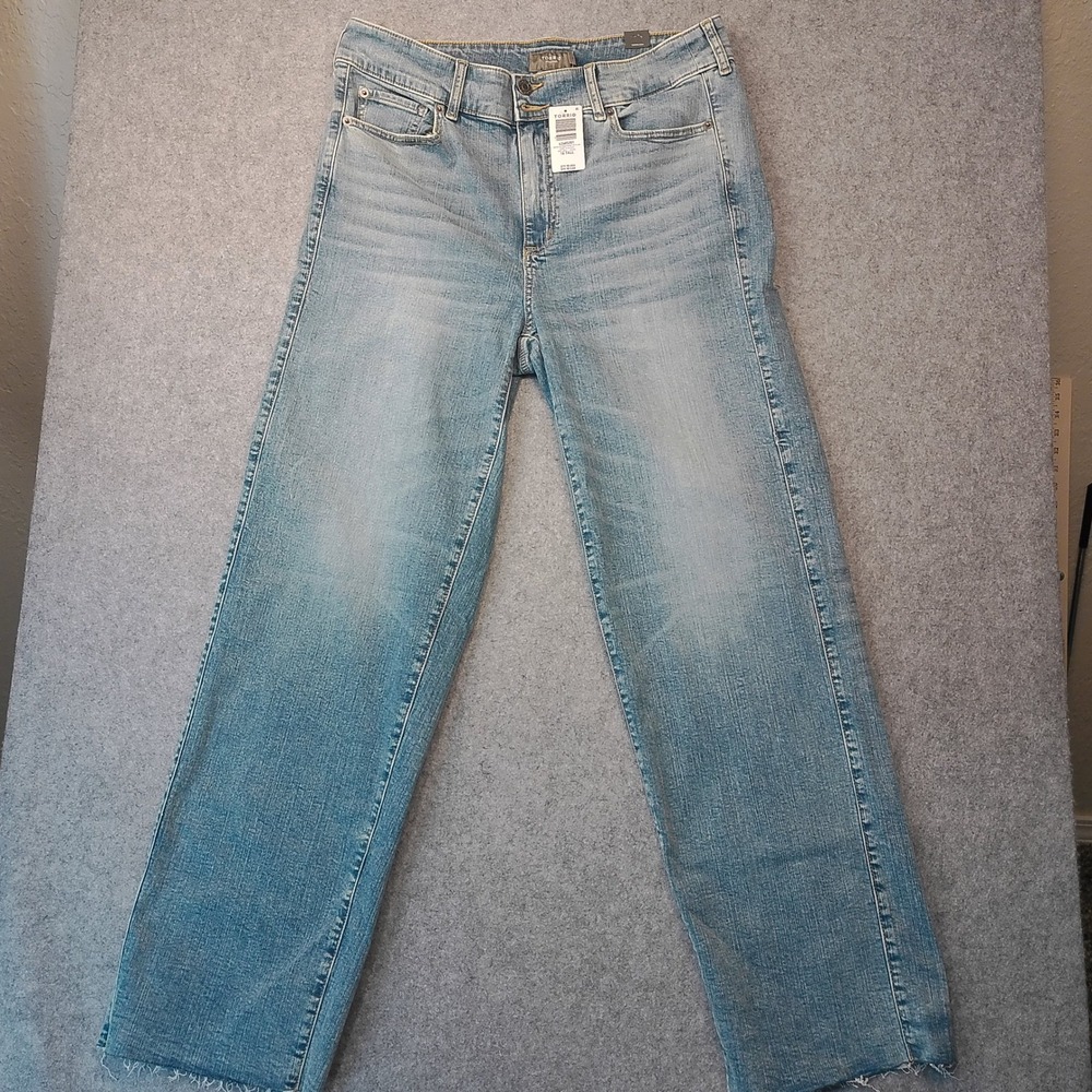 Torrid High-Rise 90s Straight Vintage Stretch Jeans Light Wash 16 Tall 16T NWT
